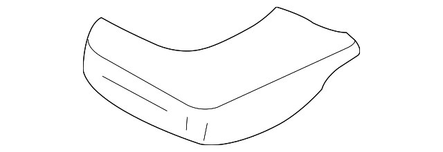 HGB000080 Деталь SEAT CUSHION PAD, LEFT