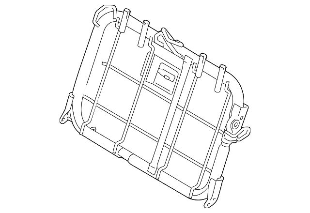 9T1Z-1760509-A Деталь SEAT BACK FRAME, LEFT