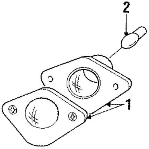 Mustang LICENSE LAMPS