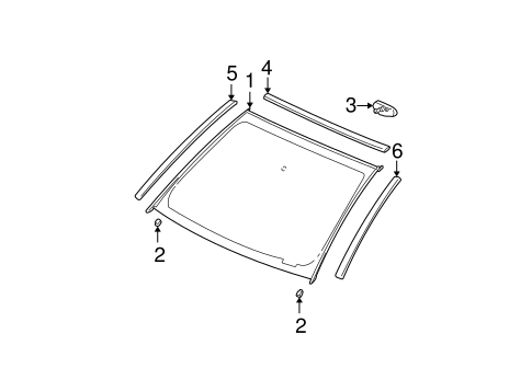 Reveal Moldings for 2004 Saturn Vue #0