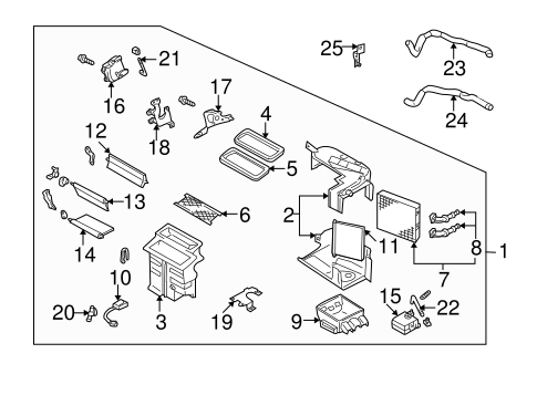 Heater Components for 2003 Infiniti I35 #0