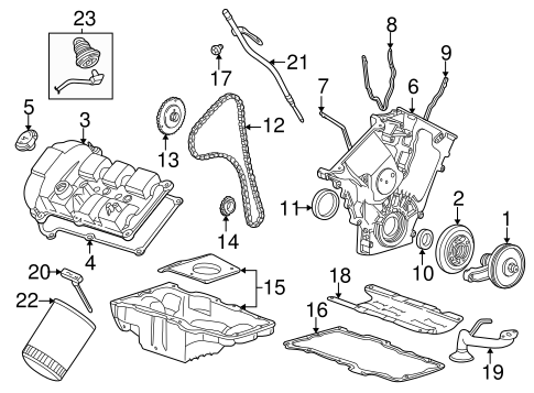 Engine/Engine Parts for 2001 Ford Taurus #2