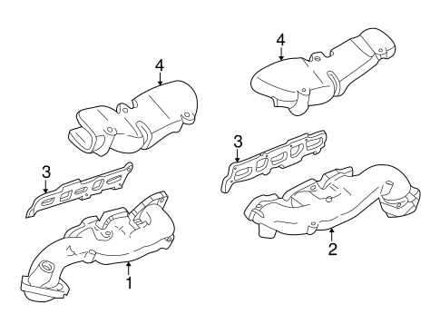 Exhaust System/Exhaust Manifold for 2006 Ford Freestyle #1