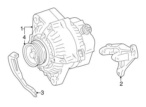 ELECTRICAL/ALTERNATOR for 2001 Toyota Camry #1