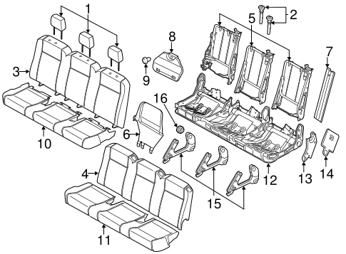 Body/Second Row Seats for 2015 Ford Transit-350 HD #5