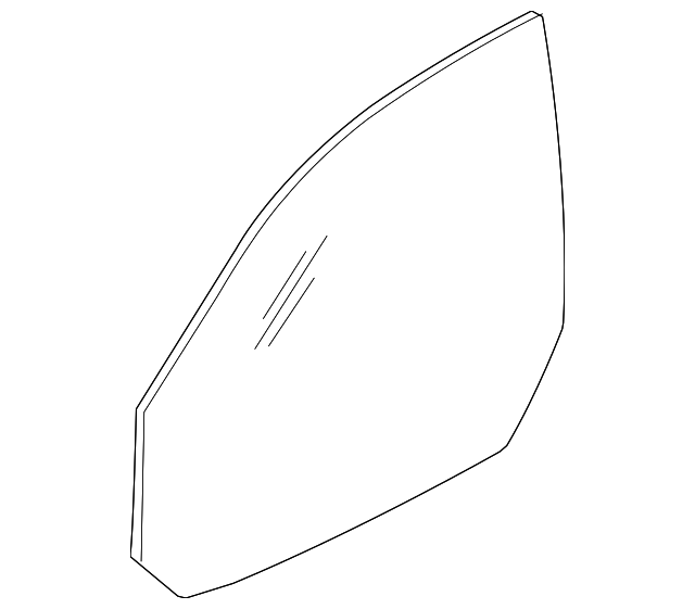 XR849787 Деталь DOOR GLASS, RIGHT
