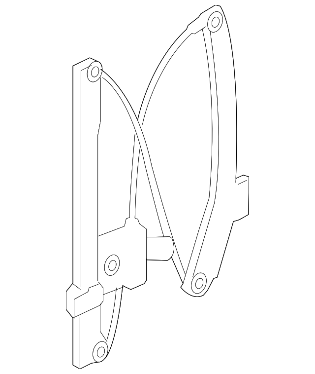 XR848083 Деталь WINDOW REGULATOR, LEFT