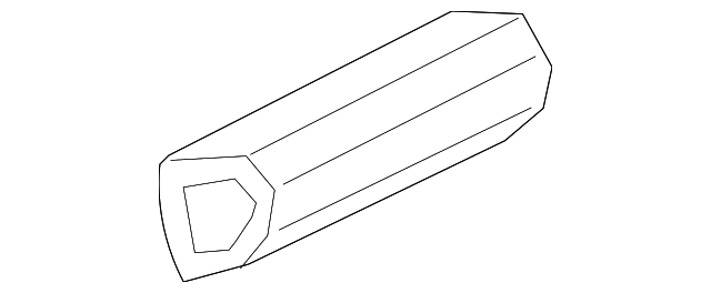 GJA1718AB Деталь DOOR GLASS BUFFER, LEFT