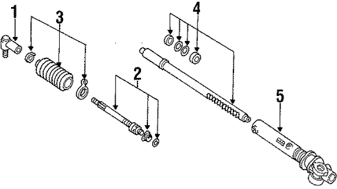 Tracer STEERING GEAR & LINKAGE 3