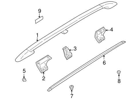 Luggage Carrier for 2001 Subaru Outback #0