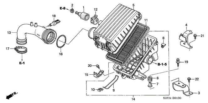 Electrical/Exhaust/Heater/Fuel/Air Cleaner for 2005 Honda INSIGHT #1