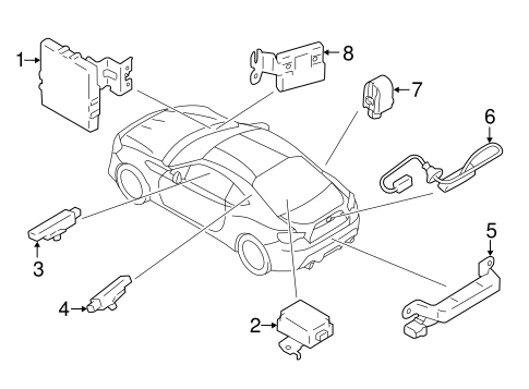 ELECTRICAL/KEYLESS ENTRY COMPONENTS for 2014 Scion FR-S #1