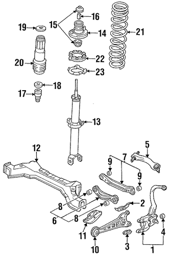 Bush, Rear Shock Absorber (Lower) (Yamashita) Bush, Rear Shock Absorber (Lower) (Yamashita)