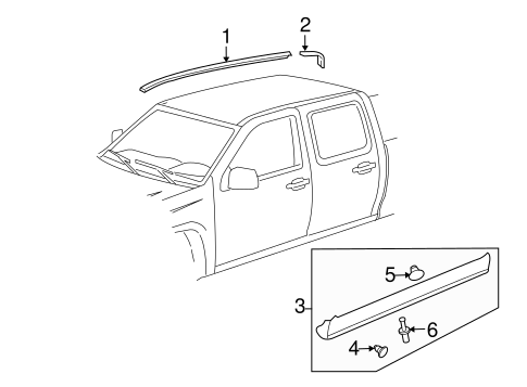 Canyon EXTERIOR TRIM - CAB 2