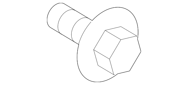 985203 SPLASH SHIELD SCREW, RIGHT