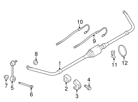 Panamera STABILIZER BAR & COMPONENTS