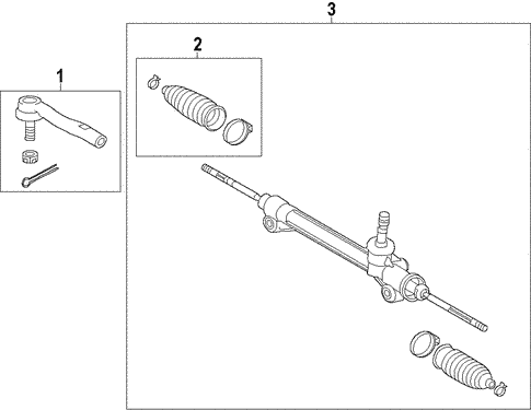 Steering/Steering Gear & Linkage for 2015 Toyota Avalon #2