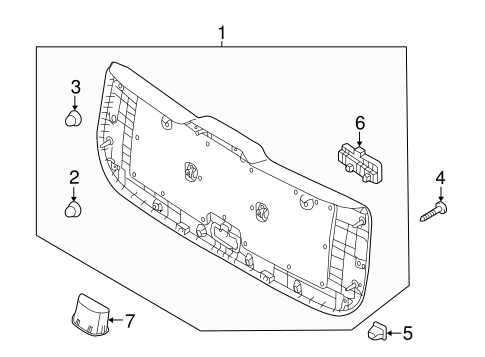 Interior Trim for 2015 Kia Soul EV #0