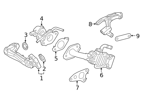 EGR System for 2019 Toyota RAV4 #0