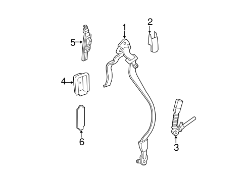 Grand Cherokee FRONT SEAT BELTS