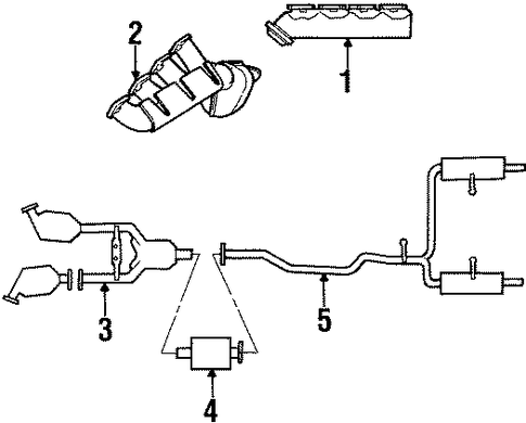 Mark VIII EXHAUST COMPONENTS