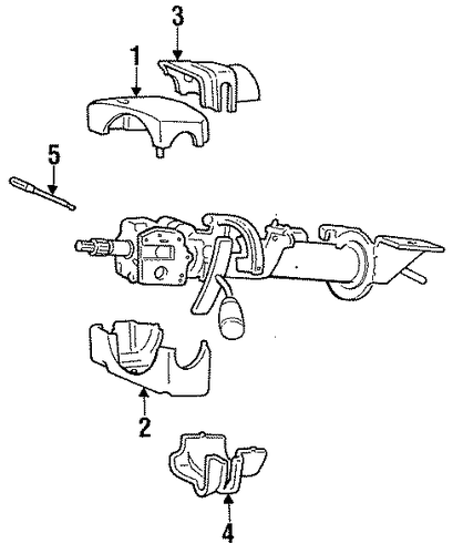 New Yorker SHROUD, SWITCHES & LEVERS