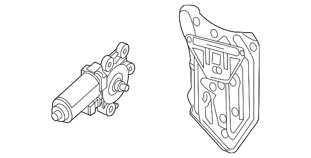 12830392 Деталь WINDOW REGULATOR, RIGHT