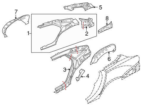 XJ INNER STRUCTURE