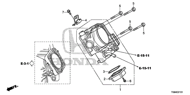 ENGINE/THROTTLE BODY (2.4L) for 2012 Honda CIVIC COUPE #1