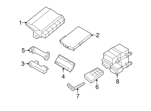 Keyless Entry Components for 2016 Volvo S80 #0