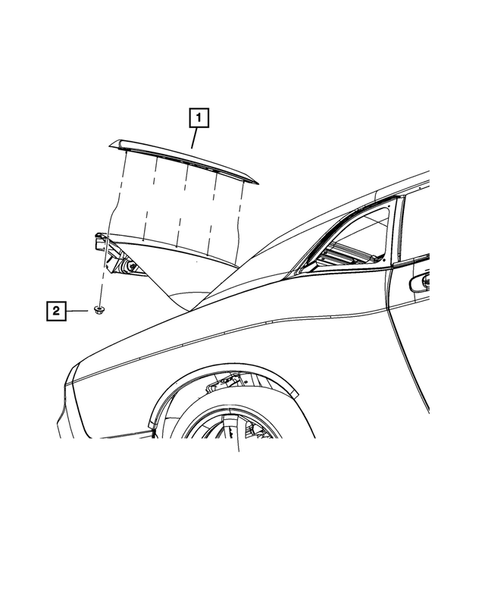 Moldings and Ornamentation for 2011 Dodge Challenger #1