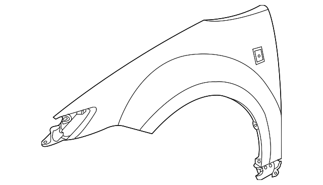 22731132 Деталь FENDER, RIGHT