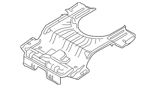 C2S47852 Деталь REAR FLOOR PAN