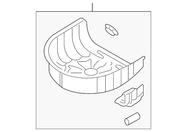 C2S27746 Деталь SPARE TIRE PANEL