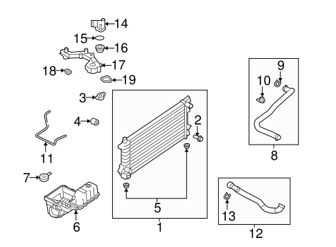 Cooling System/Radiator & Components for 2012 Ford Expedition #2