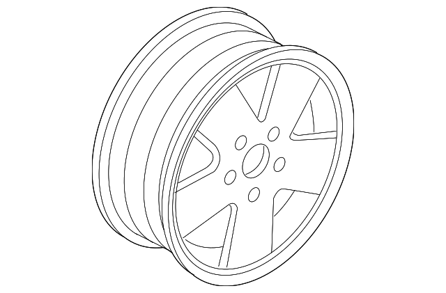 6E5Z-1007-AA WHEEL, ALLOY