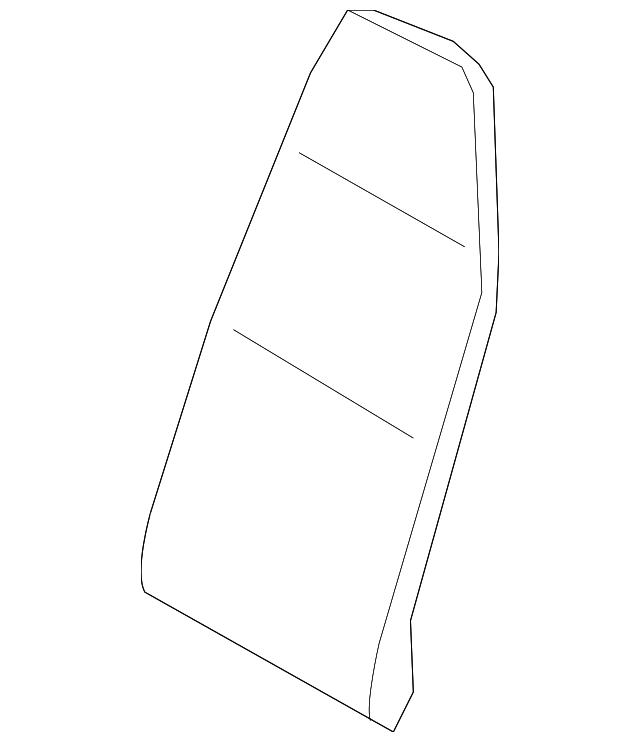 991-521-581-00 SEAT BACK PAD, RIGHT