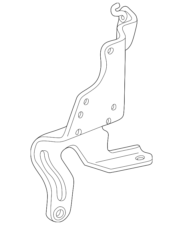 XW4Z2C304AA Деталь MOUNT BRACKET