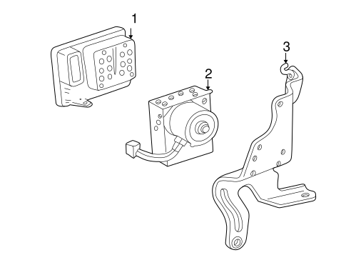 Electrical/ABS Components for 2002 Ford Thunderbird #1