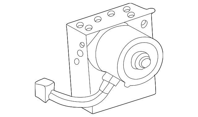 6W4Z-2C286-AA Деталь ABS PUMP ASSY