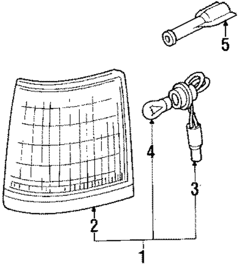 Side Marker Lamps for 1993 Hyundai Sonata #0