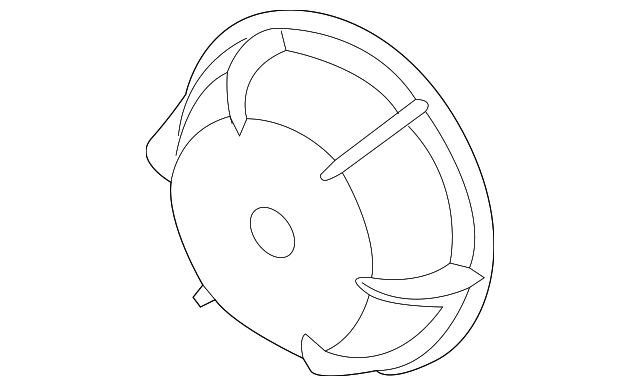 8678236 REAR COVER, LEFT