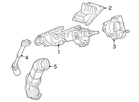 Relay STEERING COLUMN ASSEMBLY