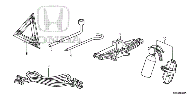 Interior/Bumper/Tools - Jack for 2012 Honda CIVIC SEDAN #1