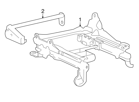 Body/Tracks & Components for 2002 Ford Thunderbird #1