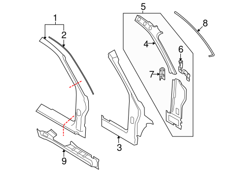 Focus HINGE PILLAR