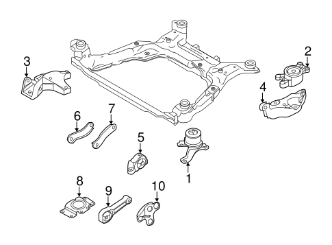 Mounts for 2013 Volvo S60 #0