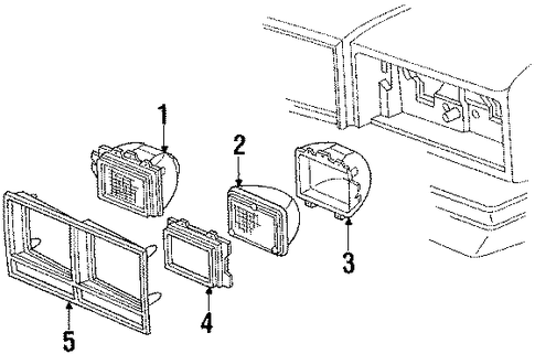 Bonneville HEADLAMP COMPONENTS