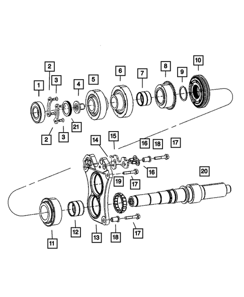 Gear Train for 2008 Dodge Ram 1500 #0