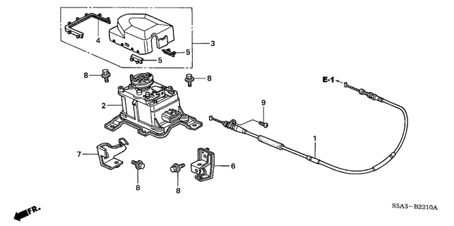 Chassis/Auto Cruise for 2001 Honda CIVIC SEDAN #1